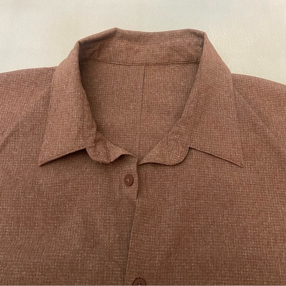 lululemon athletica Brown Casual Button Down Shirt - Picture 7 of 10